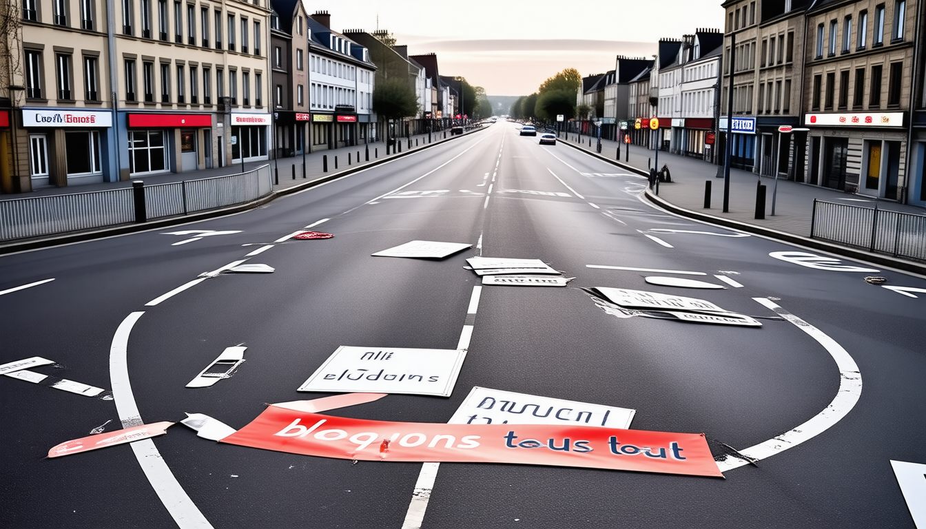 à vannes, le mouvement de mobilisation 'bloquons tout' a perdu de son intensité dès ce matin sur les ronds-points, avec une participation en nette baisse.