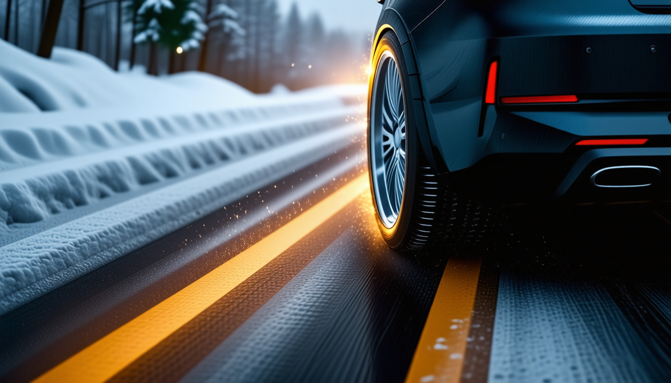 découvrez les pneus intelligents révolutionnaires qui s'adaptent automatiquement aux conditions routières, offrant une adhérence optimale sans avoir besoin de chaînes ou de pneus neige.