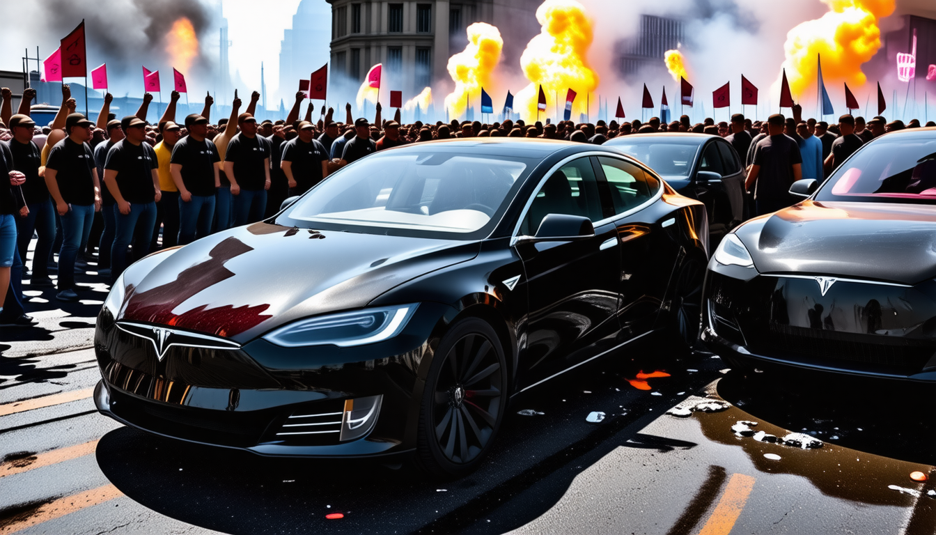 découvrez comment des automobilistes tesla font face à une vague croissante d'insultes, d'agressivité et de vandalisme depuis cinq mois. plongée dans le quotidien troublé de ces conducteurs au sein d'un climat tendu.