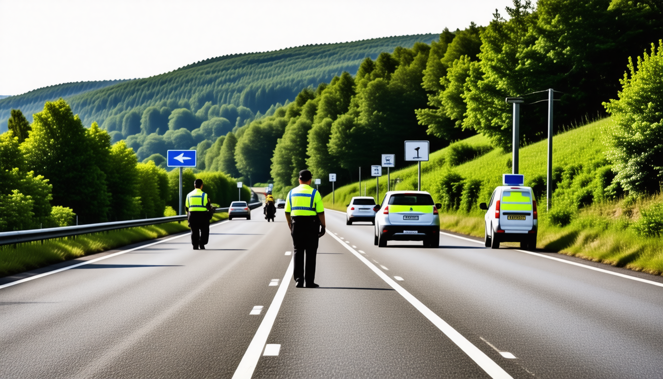 des contrôles routiers renforcés dans le puy-de-dôme avec la mise en place de radars privés pour améliorer la sécurité et sanctionner les infractions.