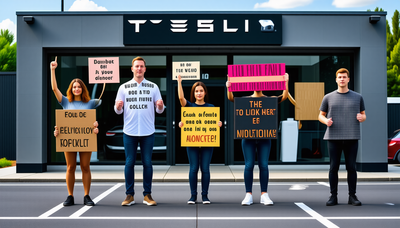 découvrez les dernières manifestations qui secouent les états-unis devant les locaux de tesla, alors que des milliers de voix s'élèvent pour demander un changement de cap de la part d'elon musk et de la cryptomonnaie dogecoin. analyse des revendications des manifestants et des impacts potentiels sur l'avenir de tesla et du marché des cryptomonnaies.