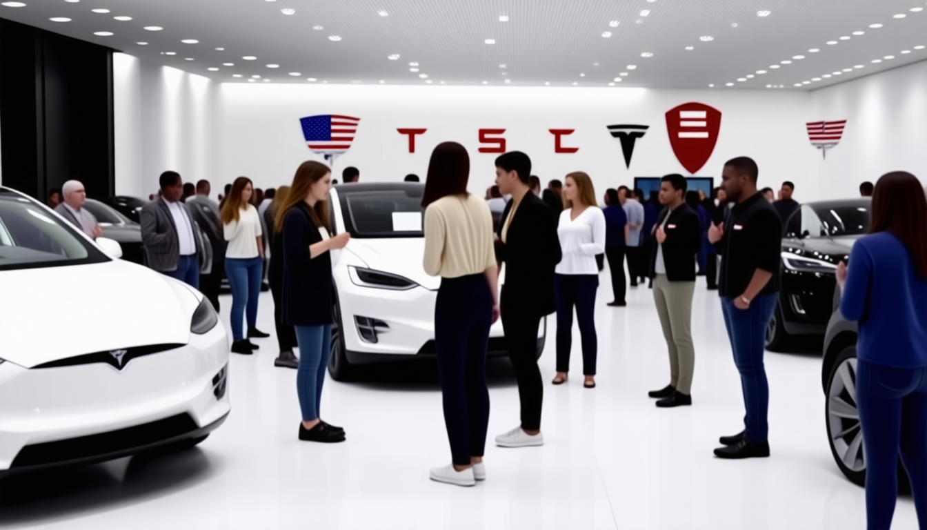 elon musk déclare que les ventes de tesla sont de retour à la normale, malgré un changement dans le profil des acheteurs, avec un départ des clients de gauche compensé par ceux de droite.