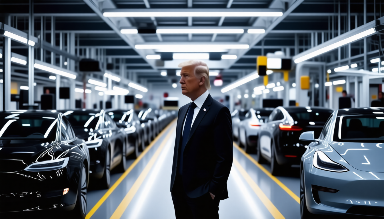 elon musk prévoit des périodes difficiles pour tesla suite à la réduction des aides accordées par l'administration de donald trump, impactant l'industrie automobile électrique.