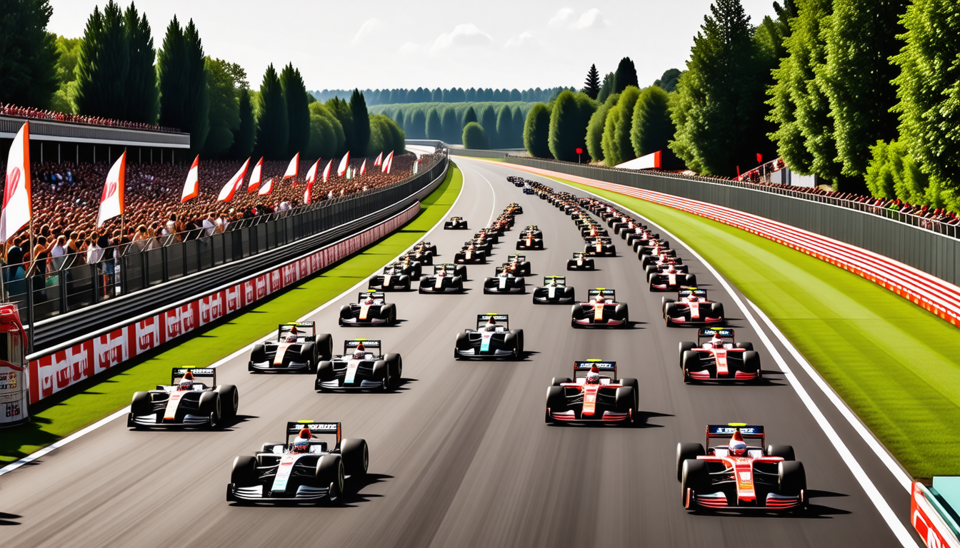 suivez en direct le départ du grand prix d'italie de f1 à 15h00. ne manquez rien de cette course passionnante avec notre couverture en temps réel.