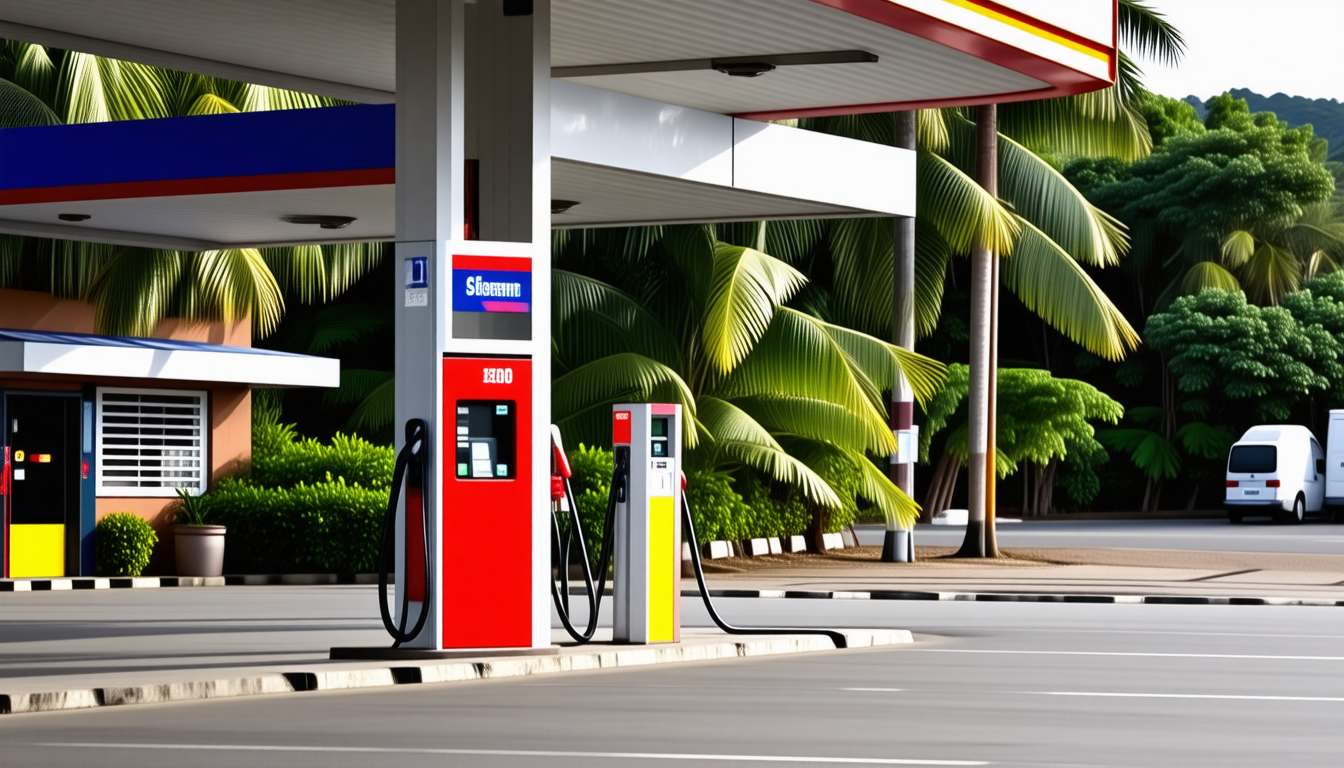 en novembre, les tarifs des carburants à la pompe en guyane enregistrent une légère baisse, offrant un léger soulagement aux consommateurs locaux.