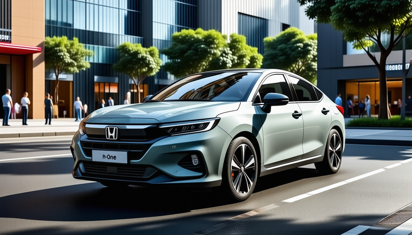 découvrez la nouvelle citadine électrique honda n-one : e, alliant design moderne, technologie avancée et mobilité écologique pour la ville.