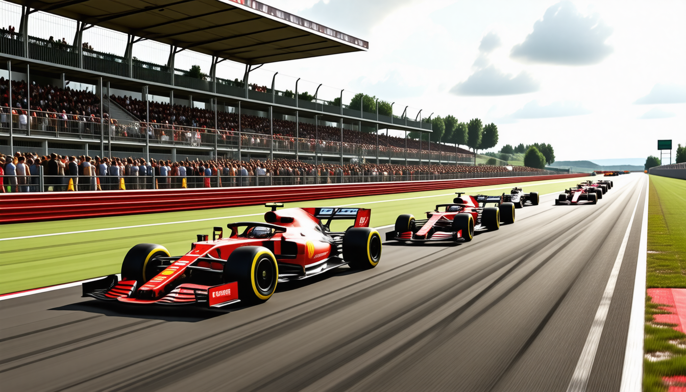 charles leclerc s'empare de la pole position lors du grand prix de hongrie, devançant les pilotes mclaren dans une séance de qualification intense.