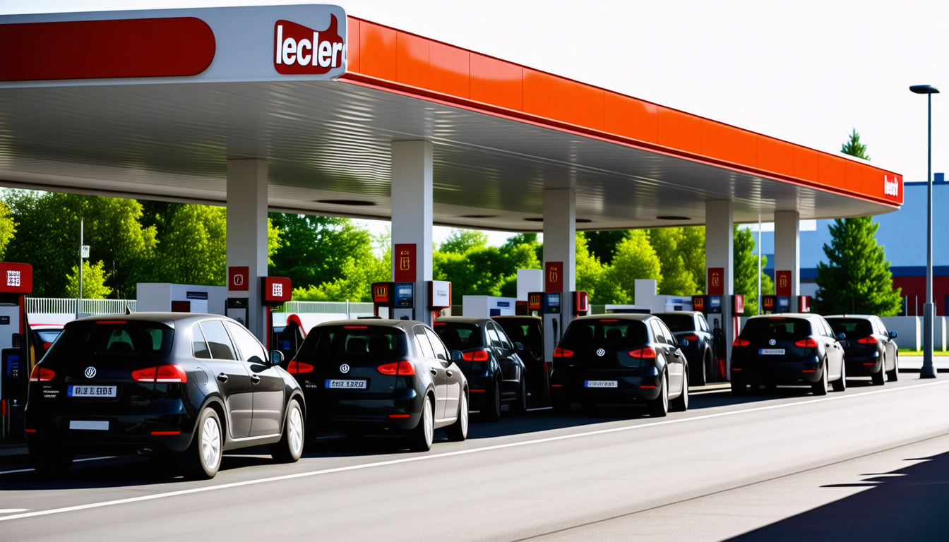 leclerc propose une offre exceptionnelle : du carburant à prix coûtant pour les premiers vacanciers, afin de faciliter leurs déplacements pendant les vacances.