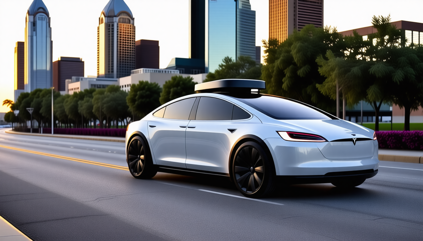 les actions de tesla augmentent après des essais réussis de leur robotaxi à austin, texas, suscitant un fort enthousiasme sur le marché.