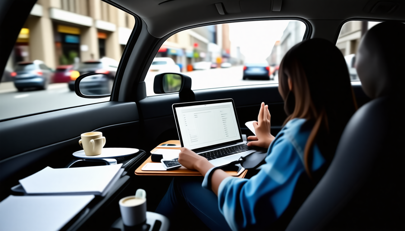 découvrez comment l'usage de la voiture comme bureau mobile peut améliorer votre ponctualité tout en exposant à des dangers sur la route. explorez les avantages et les précautions à prendre pour travailler en toute sécurité en déplacement.