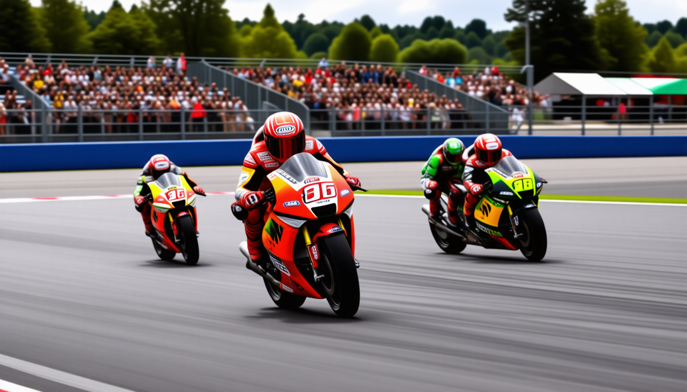 au gp d'allemagne de motogp, marc marquez domine largement la course, tandis que fabio quartararo termine juste en dehors du podium, offrant une bataille intense sur le circuit.