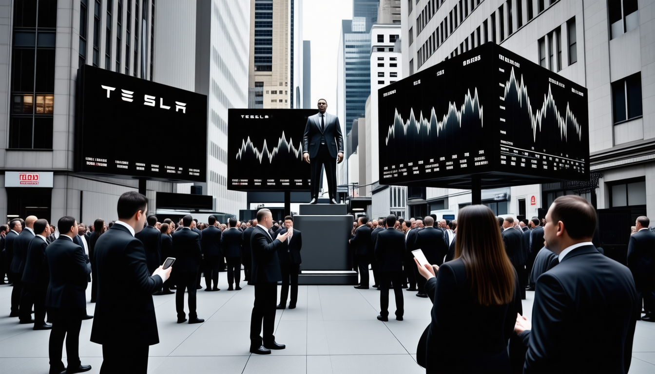 tesla chute fortement à wall street après qu'elon musk a lancé son propre parti de l'amérique, provoquant des réactions en chaîne sur les marchés financiers.