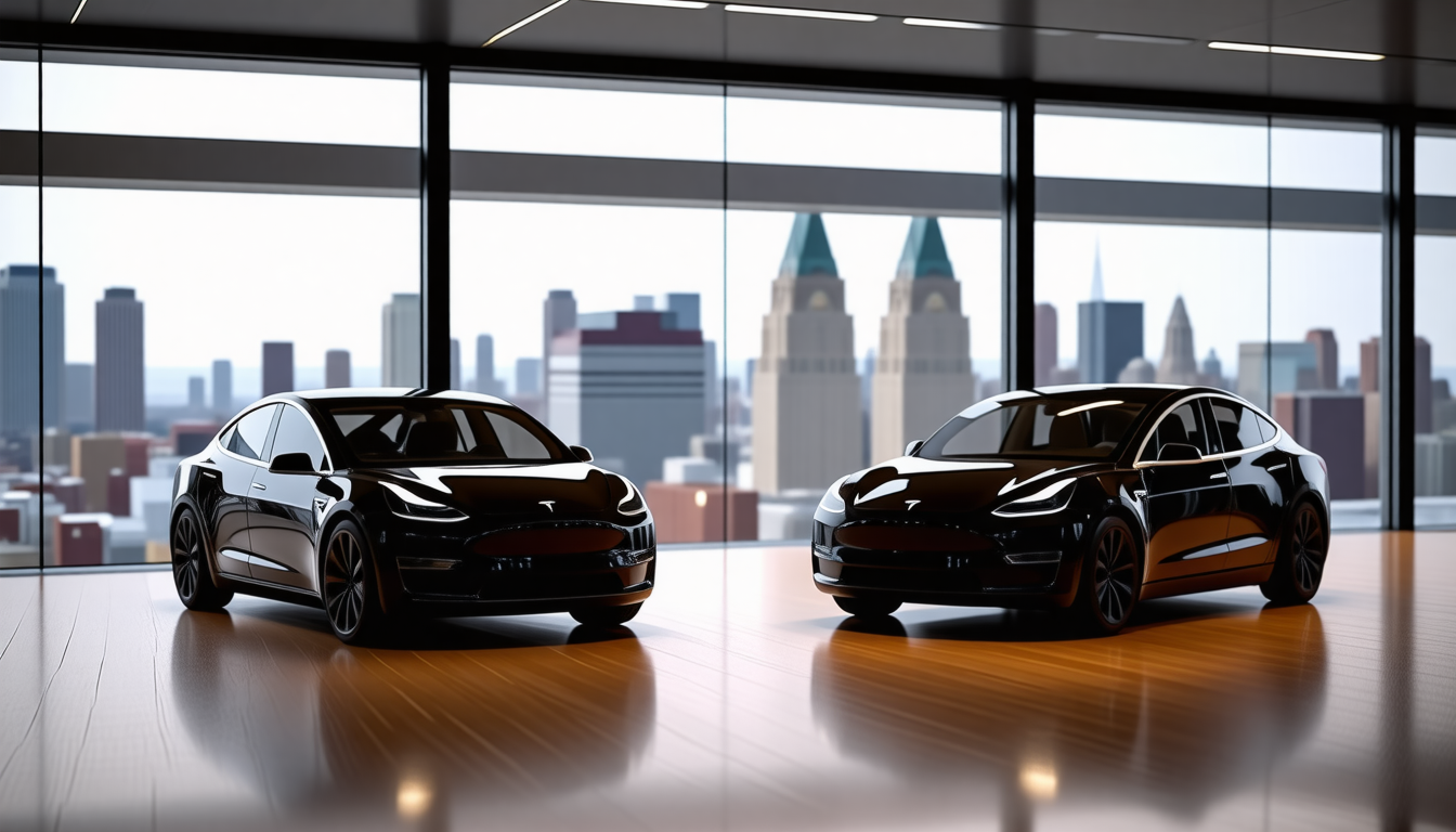 tesla présente des modèles réduits de la model 3 et de la model y, mais ces nouveautés déçoivent wall street qui attendait davantage.