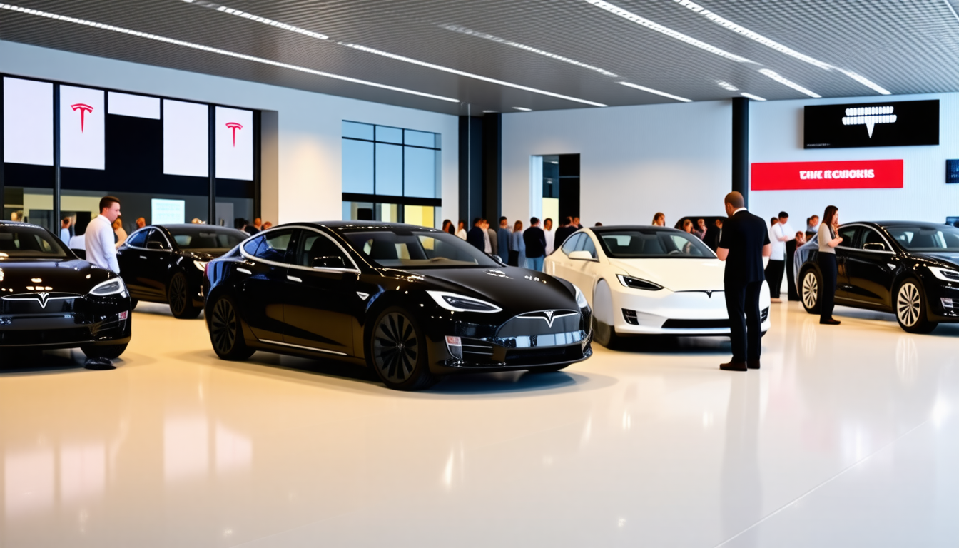 tesla baisse significativement le prix de ses voitures pour accélérer la vente de ses stocks disponibles.