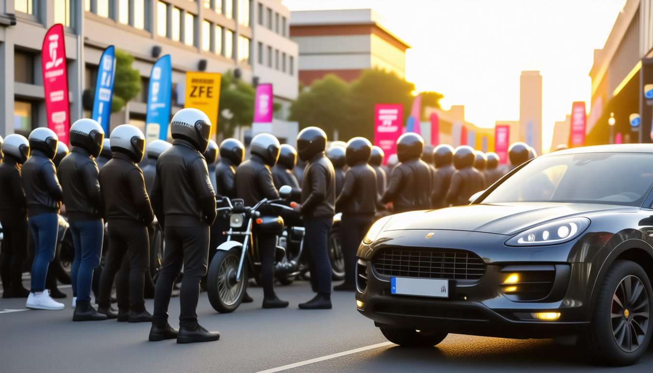 découvrez comment un rassemblement de motards se mobilise contre les zones à faibles émissions (zfe) en mettant en lumière le paradoxe de la vignette crit'air qui classe à égalité une porsche cayenne avec une peugeot 208. une réflexion sur les inégalités environnementales et l'impact des réglementations.