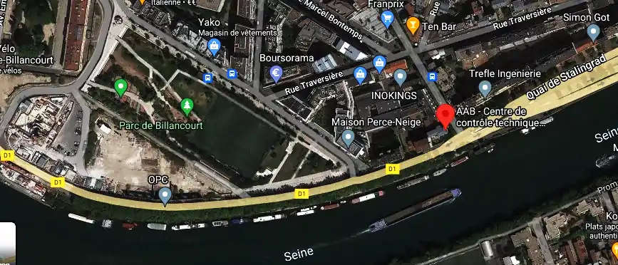 Prix contrôle technique à Boulogne-Billancourt