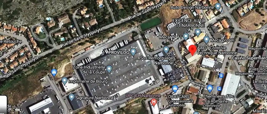 Prix contrôle technique à Narbonne