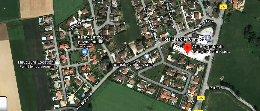 Prix contrôle technique à Chalamont