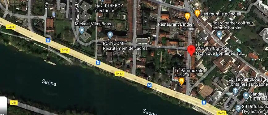 Prix contrôle technique à Fontaines-sur-Saône