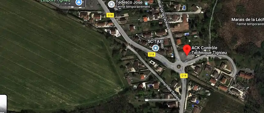 Prix contrôle technique à Tignieu-Jameyzieu