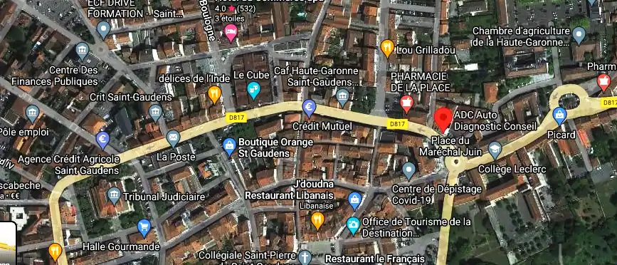 Prix contrôle technique à Saint-Gaudens