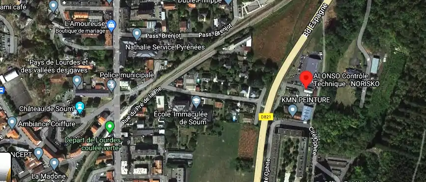 Prix contrôle technique à Lourdes