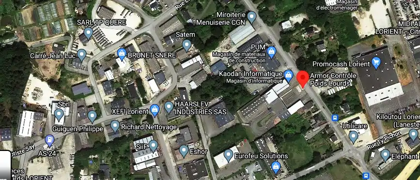 Prix contrôle technique à Caudan