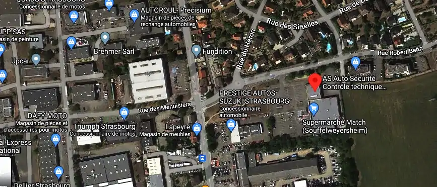 Prix contrôle technique à Souffelweyersheim