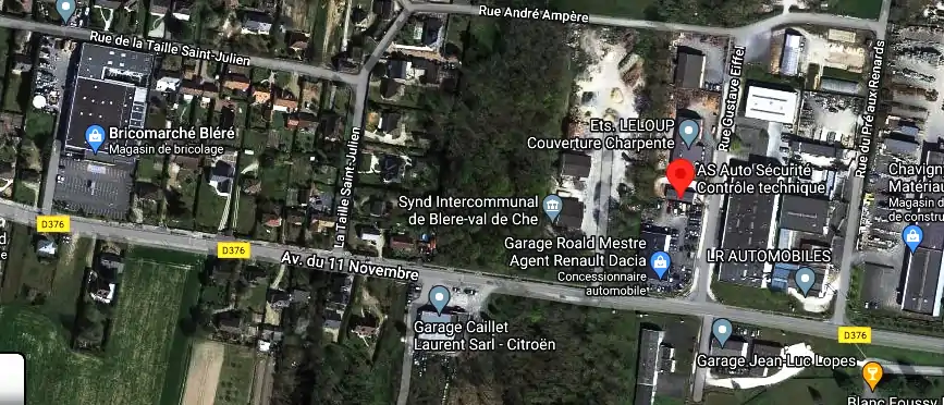 Prix contrôle technique à Bléré