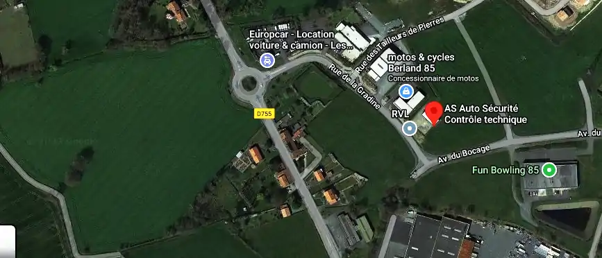 Prix contrôle technique à Les Herbiers