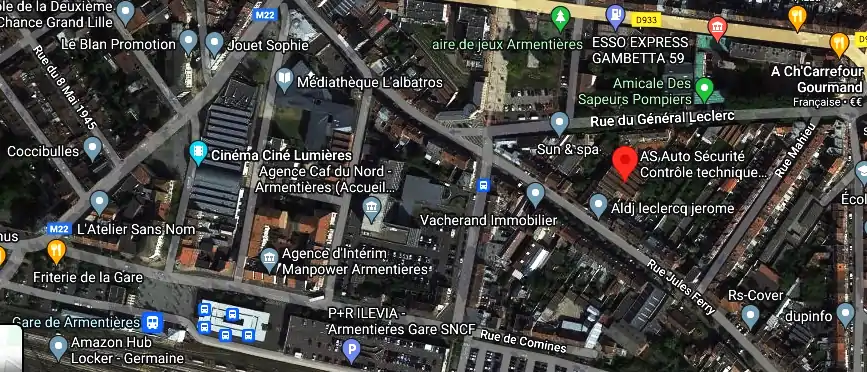 Prix contrôle technique à Armentières