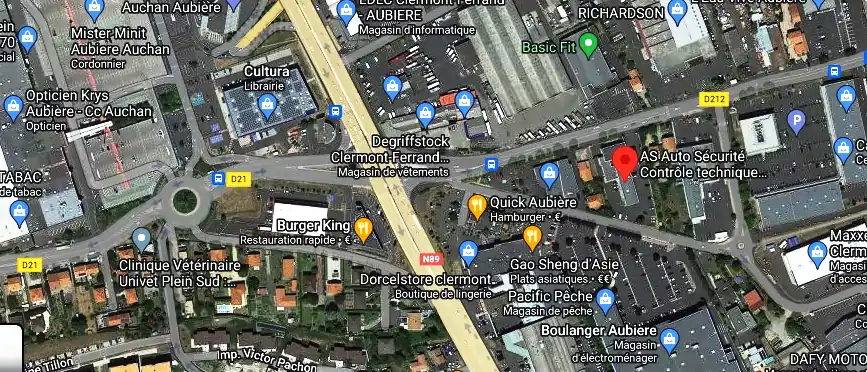 Prix contrôle technique à Aubière