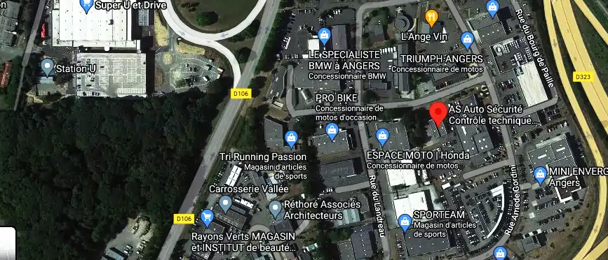 Prix contrôle technique à Beaucouzé