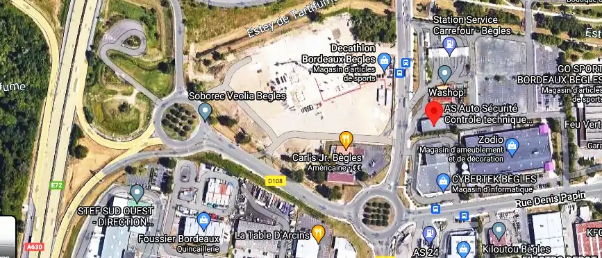 Prix contrôle technique à Bègles