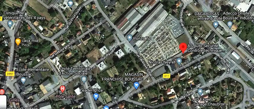 Prix contrôle technique à Boussac