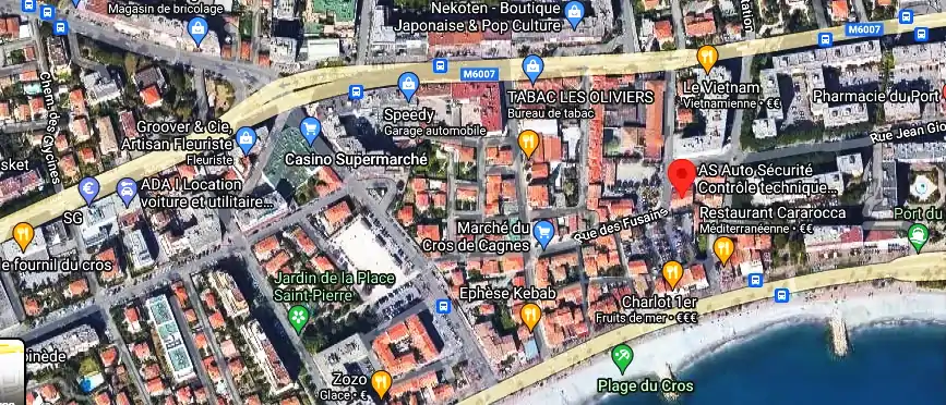 Prix contrôle technique à Cagnes-sur-Mer