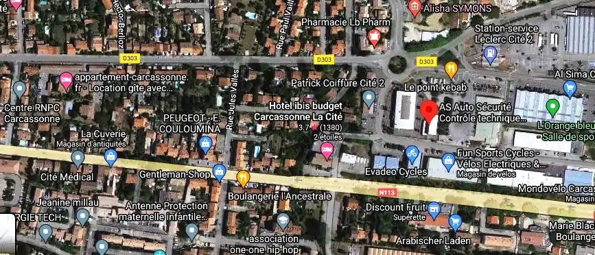 Prix contrôle technique à Carcassonne