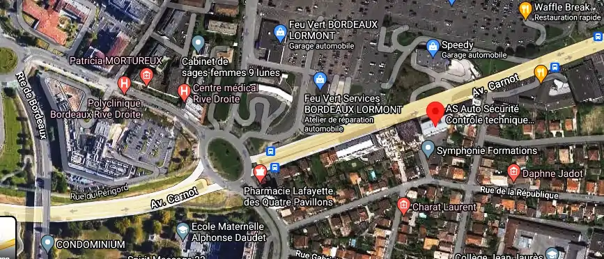 Prix contrôle technique à Cenon