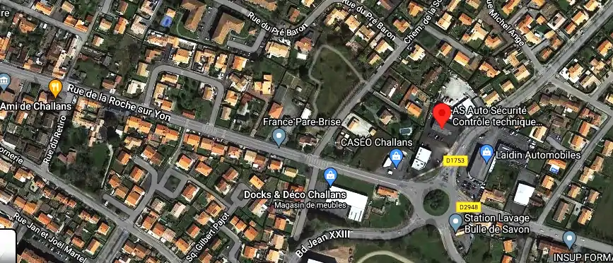 Prix contrôle technique à Challans