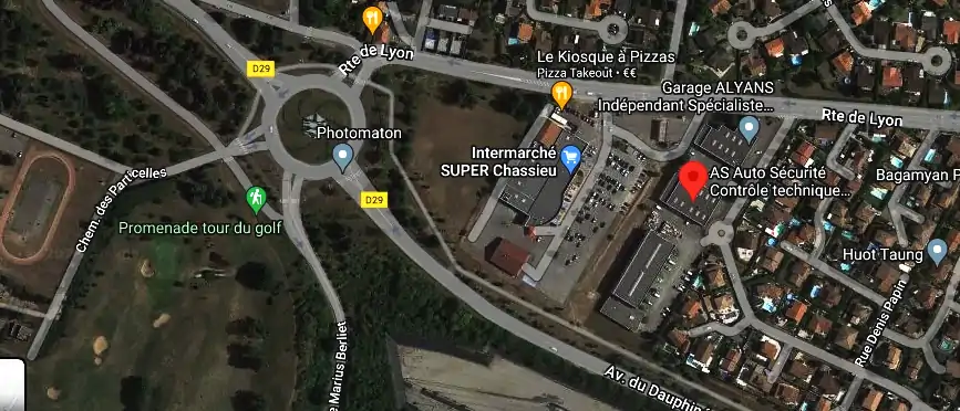 Prix contrôle technique à Chassieu