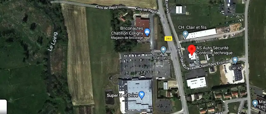 Prix contrôle technique à Châtillon-Coligny