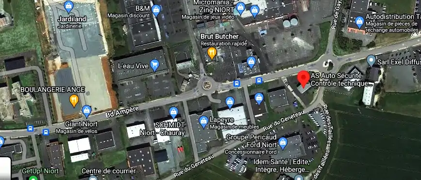 Prix contrôle technique à Chauray