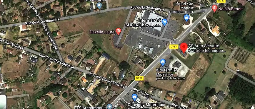 Prix contrôle technique à Chaveignes