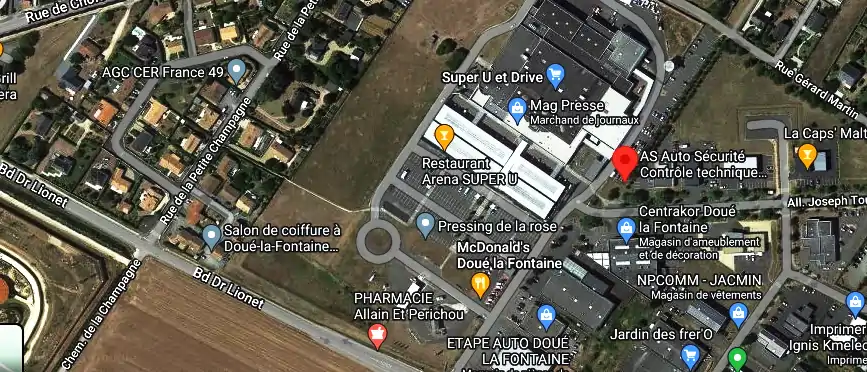 Prix contrôle technique à Doué-en-Anjou