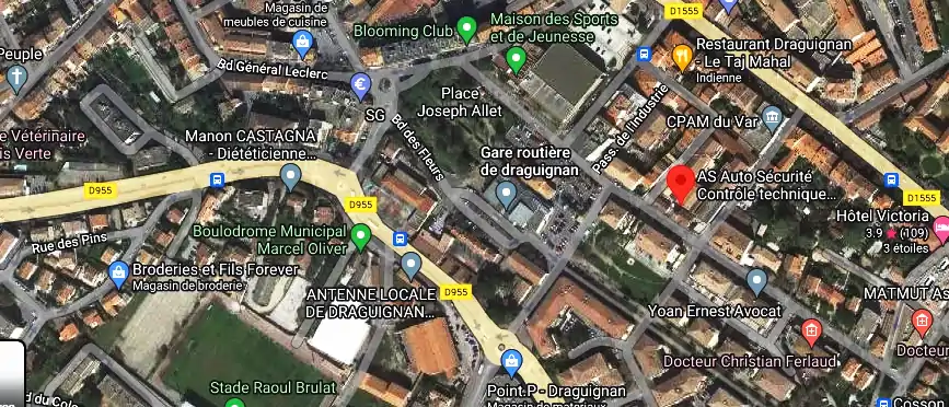 Prix contrôle technique à Draguignan