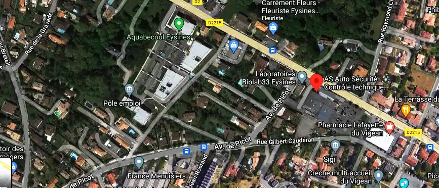 Prix contrôle technique à Eysines