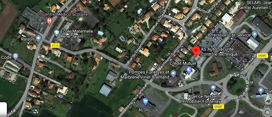 Prix contrôle technique à Fontenay-le-Comte