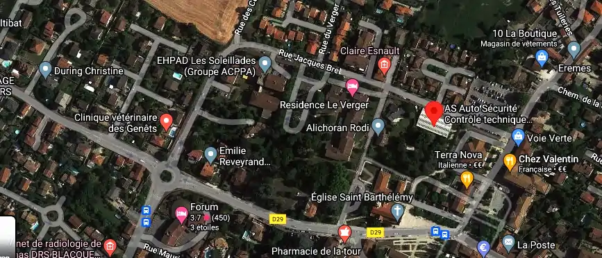 AS Auto Sécurité Contrôle technique Genas Centre Ville à Genas