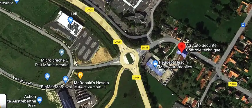 Prix contrôle technique à Hesdin