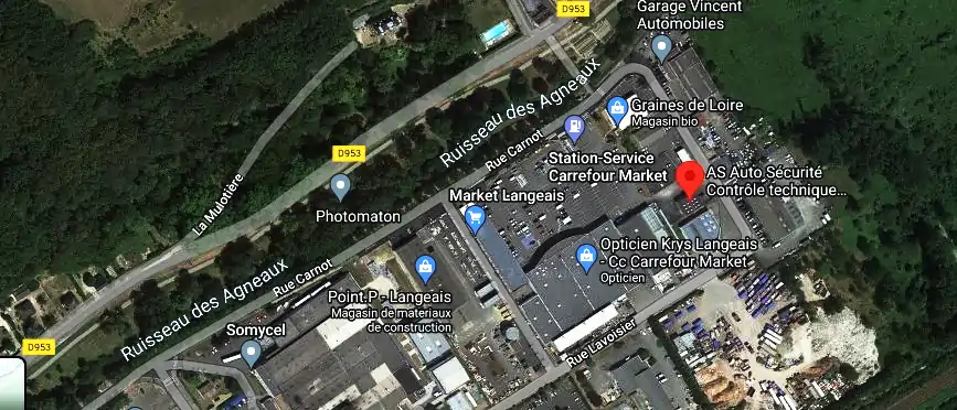 Prix contrôle technique à Langeais